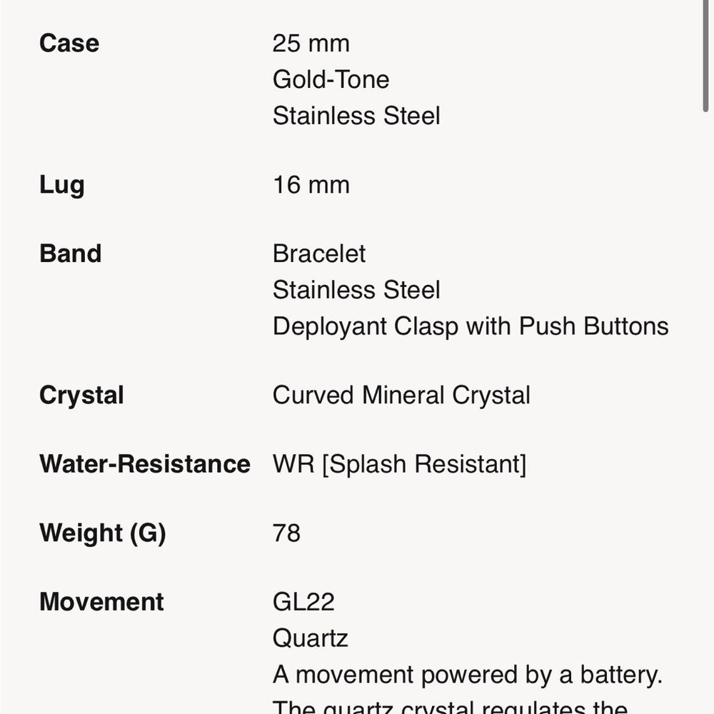 Bulova Gold Rectangular Timepiece NWT - image 8